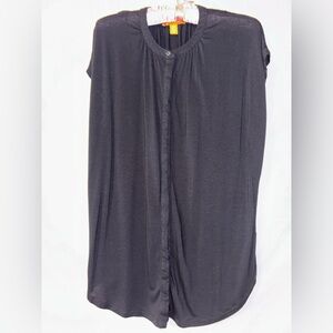 Joe Fresh Black Sleeveless Blouse